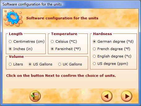 Customize the units aquarium